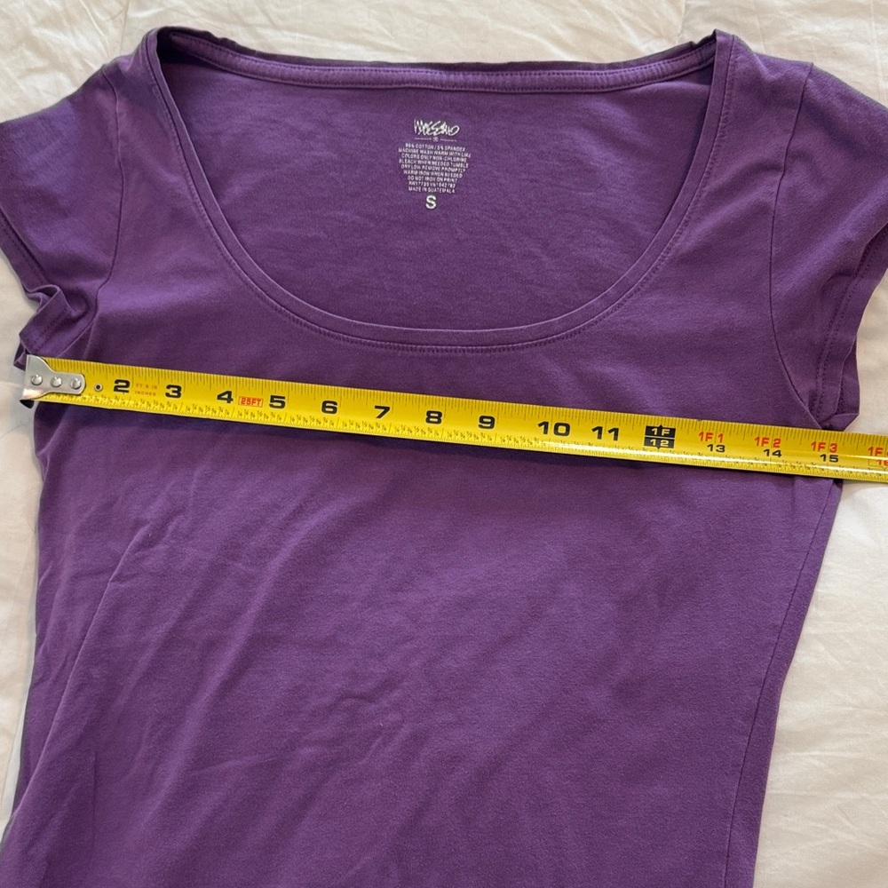 Mossimo Supply Co. Rich Purple Short Sleeve Tee